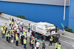 常州市道路預防性養護觀摩現場 高遠路業新技術“零距離”呈現